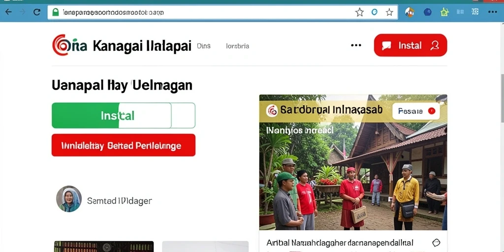 Tampilan antarmuka yang ramah pengguna.