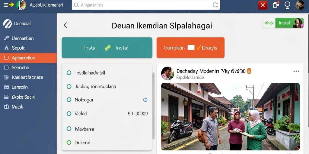 Tampilan antarmuka yang user-friendly.