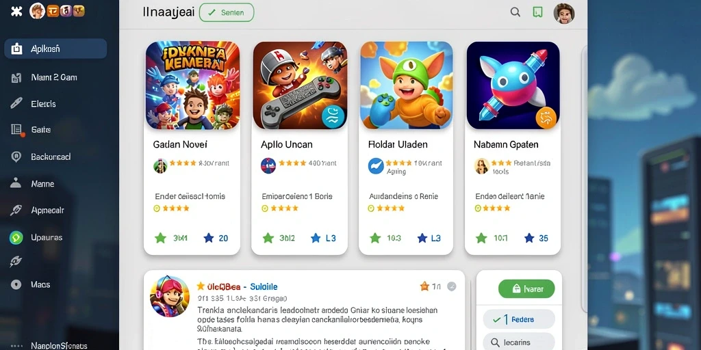 Tampilan antarmuka yang menarik dan mudah dinavigasi.