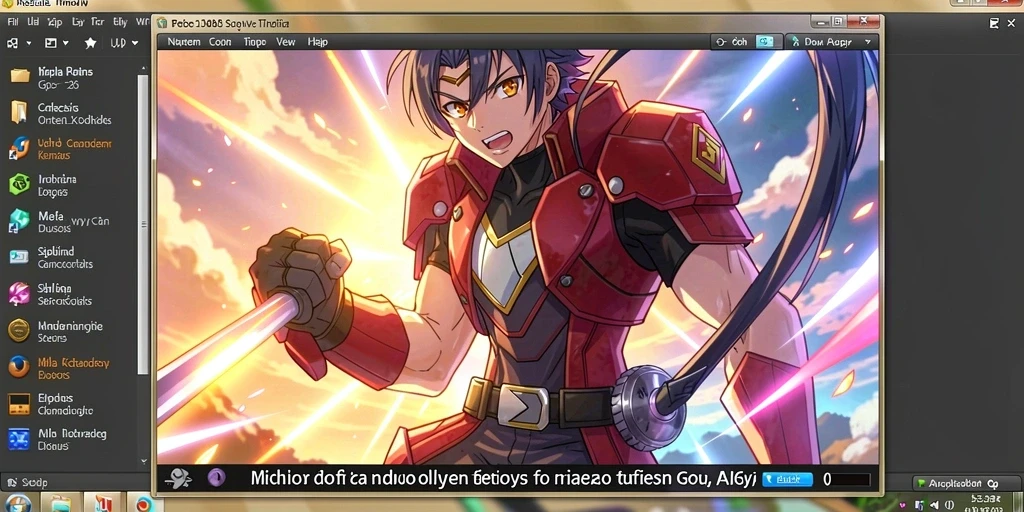 Screenshot menunjukkan antarmuka utama game yang menarik.