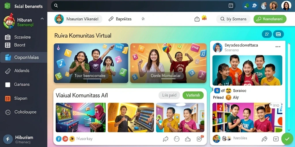 Tampilan antarmuka yang menarik dan mudah digunakan.