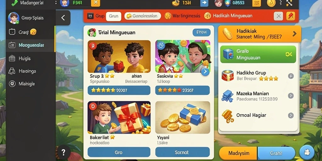 Tampilan antarmuka yang menarik dan mudah digunakan.