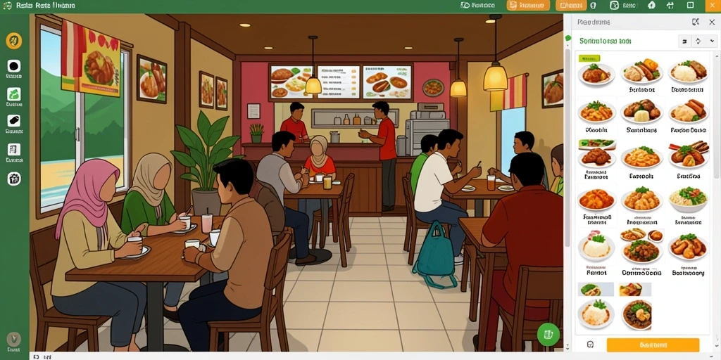 Menu utama NA777 dengan desain yang intuitif.