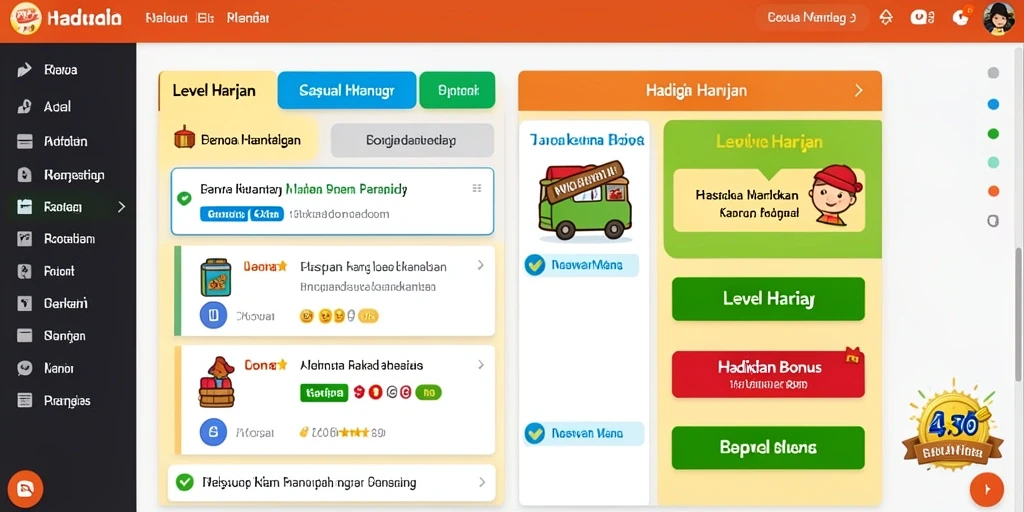 Tampilan antarmuka yang ramah pengguna dan menarik.