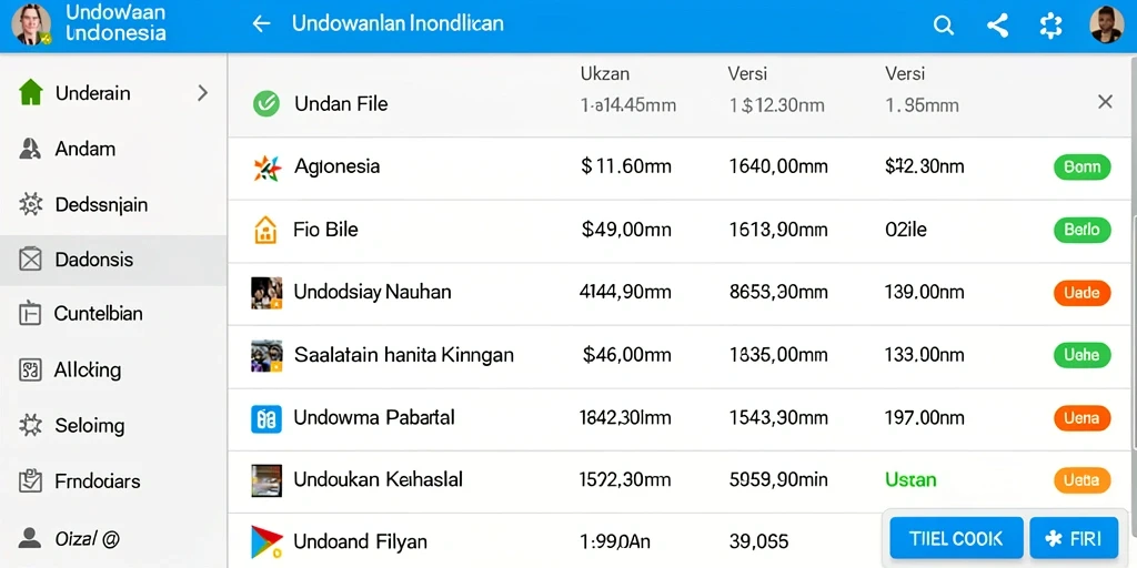 Screenshot aplikasi PUTARMEGA menampilkan antarmuka yang menarik.