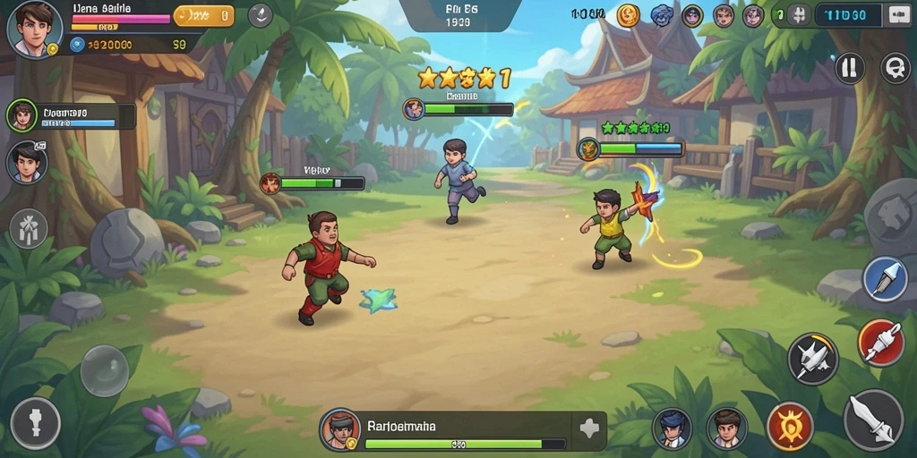 Tangkapan layar menunjukkan tampilan awal permainan dengan grafik yang menawan.