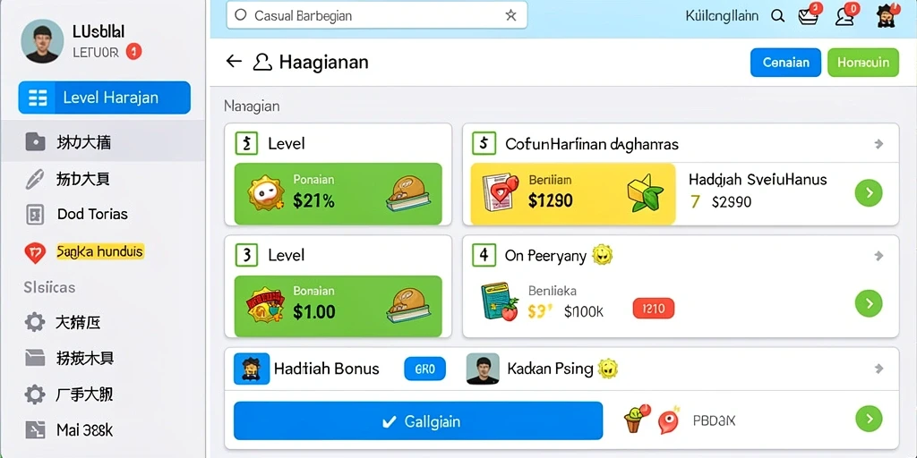 Tampilan antarmuka yang menarik dan user-friendly.