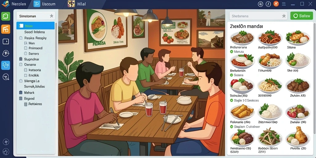Tampilan awal yang menarik dan intuitif.