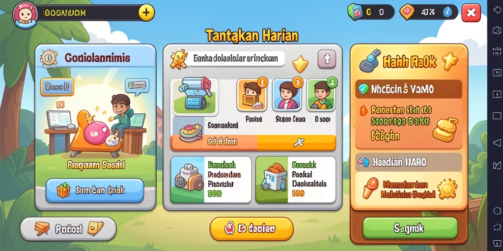 Antarmuka yang ramah pengguna dan menarik.