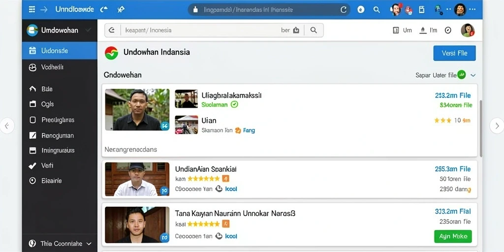 Tampilan antarmuka yang bersih dan menarik.